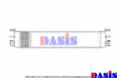 AKS DASIS 126430n -  масляный радиатор, двигательное масло